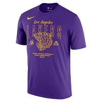 Los Angeles Lakers Courtside Max90 Men's Nike NBA T-Shirt