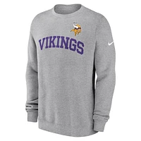 Minnesota Vikings Club Men's Nike NFL Pullover Crew