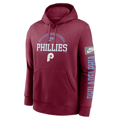 Philadelphia Phillies Cooperstown Splitter Club Men’s Nike MLB Pullover Hoodie