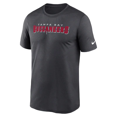 Tampa Bay Buccaneers Primetime Legend Wordmark Men's Nike Dri-FIT NFL T-Shirt