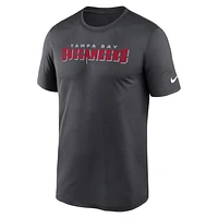 Tampa Bay Buccaneers Primetime Legend Wordmark Men's Nike Dri-FIT NFL T-Shirt