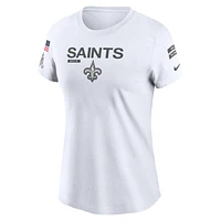 New Orleans Saints Salute to Service Legend Women's Nike NFL T-Shirt