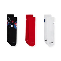 Nike Dri-FIT Little Kids' Boxy Crew Socks (3 Pairs)