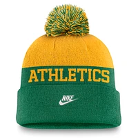 Oakland Athletics Rewind Peak Men's Nike MLB Cuffed Pom Beanie