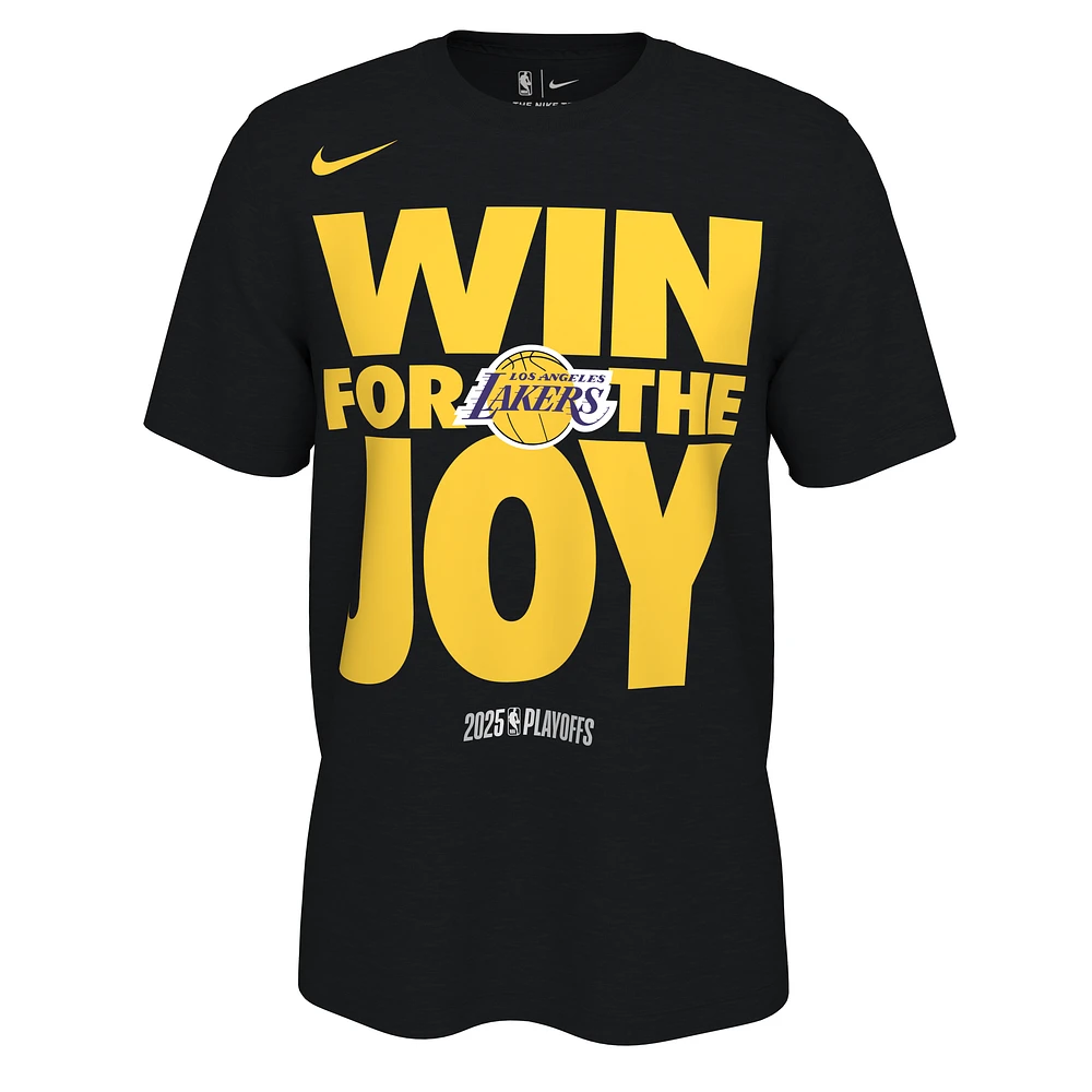 Los Angeles Lakers Playoff Mantra 2025 Men's Nike NBA T-Shirt