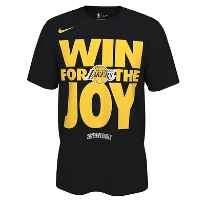 Los Angeles Lakers Playoff Mantra 2025 Men's Nike NBA T-Shirt