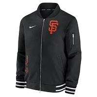 San Francisco Giants Authentic Collection Men's Nike MLB Full-Zip Bomber Jacket