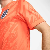 England (Men's Team) 2024/25 Stadium Goalkeeper Men's Nike Dri-FIT Soccer Replica Short-Sleeve Jersey