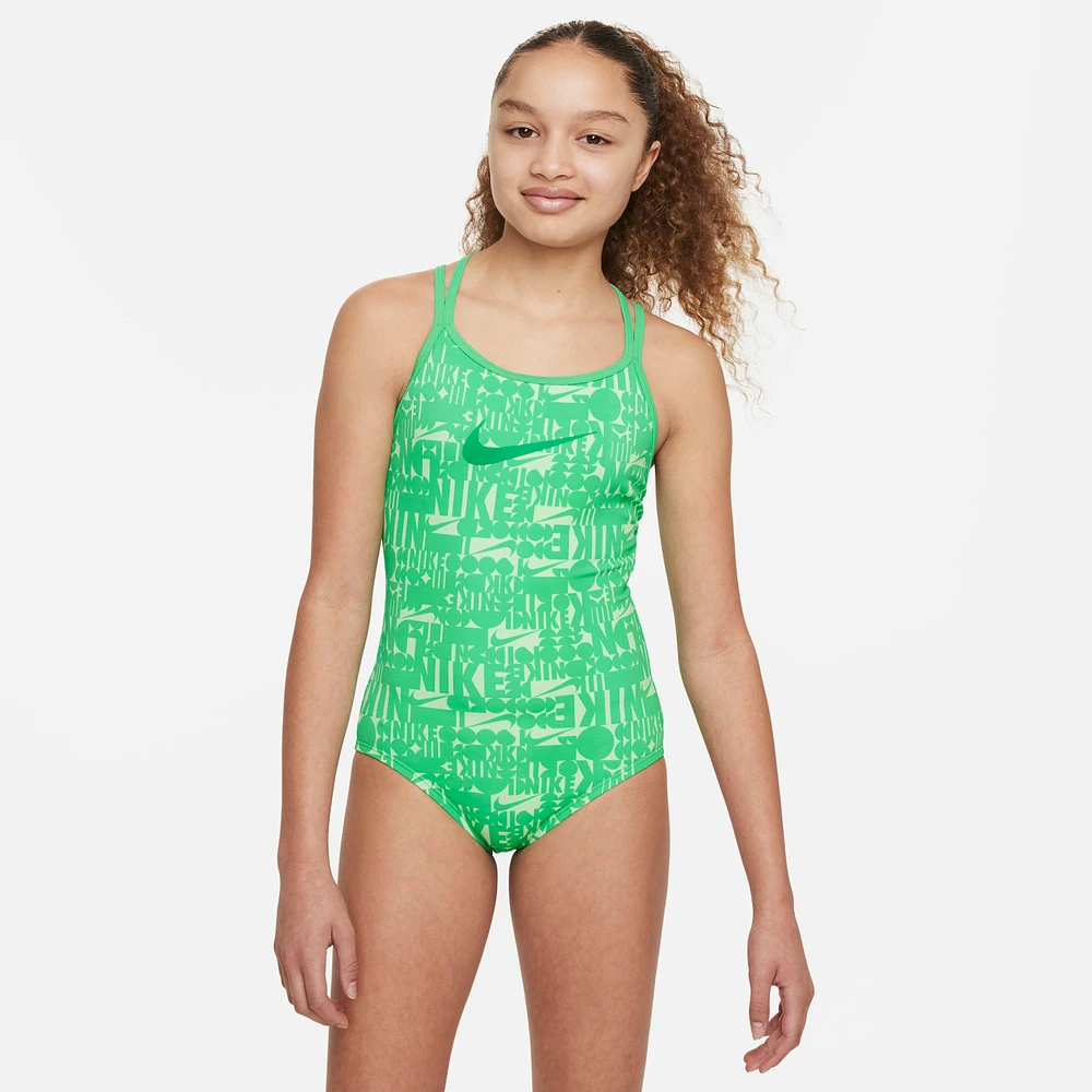 Nike Swim Retro Flow Big Kids' (Girls') T-Back One-Piece Swimsuit