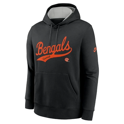 Cincinnati Bengals Rewind Club Logo Men's Nike NFL Pullover Hoodie