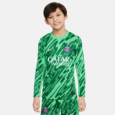 Paris Saint-Germain 2024 Stadium Goalkeeper Big Kids' Nike Dri-FIT Soccer Replica Jersey