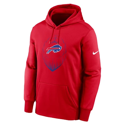 Buffalo Bills Icon Men’s Nike Therma NFL Pullover Hoodie