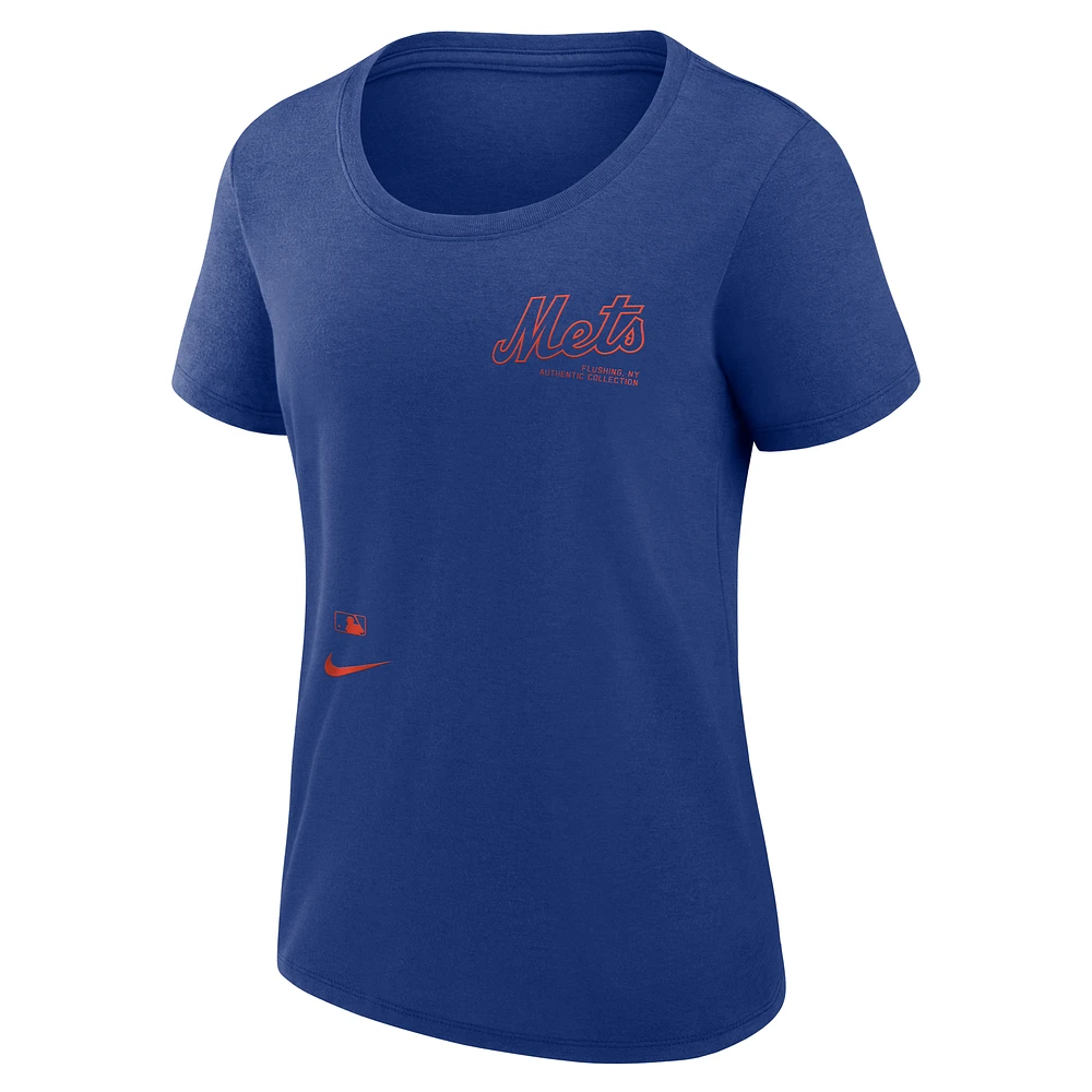 New York Mets Authentic Collection Early Work Women's Nike Dri-FIT MLB T-Shirt