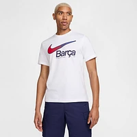 FC Barcelona Swoosh Men's Nike Soccer T-Shirt