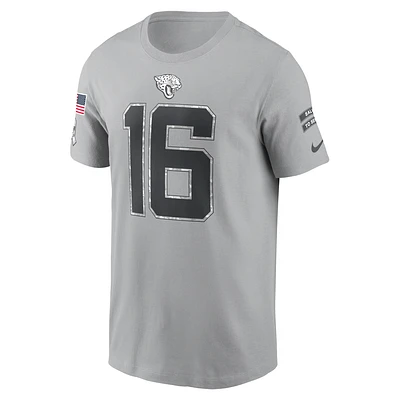 Trevor Lawrence Jacksonville Jaguars Salute to Service Men's Nike NFL T-Shirt