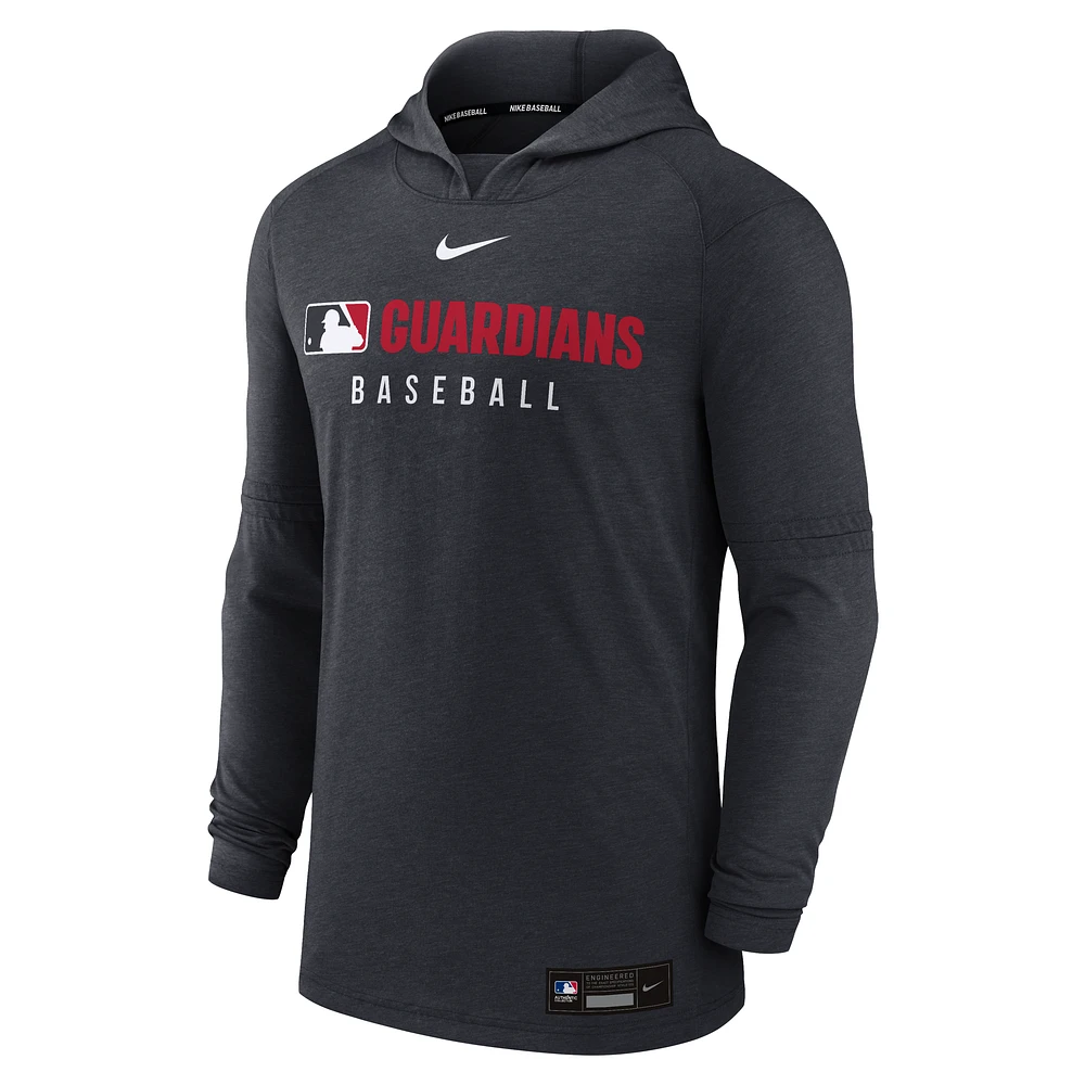 Cleveland Guardians Authentic Collection Men's Nike Dri-FIT MLB Pullover Hoodie