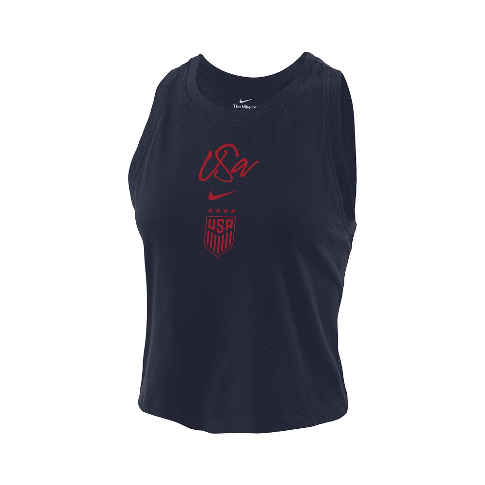 USWNT Women's Nike Soccer Cropped Tank Top