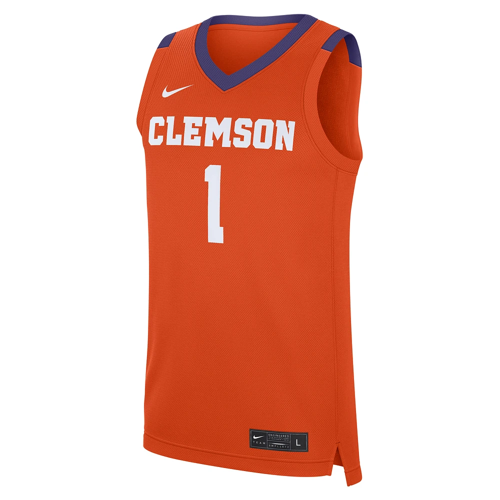 Clemson Tigers Replica Men's Nike College Basketball Jersey