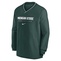 Michigan State Spartans Sideline Men's Nike College Long-Sleeve Windshirt