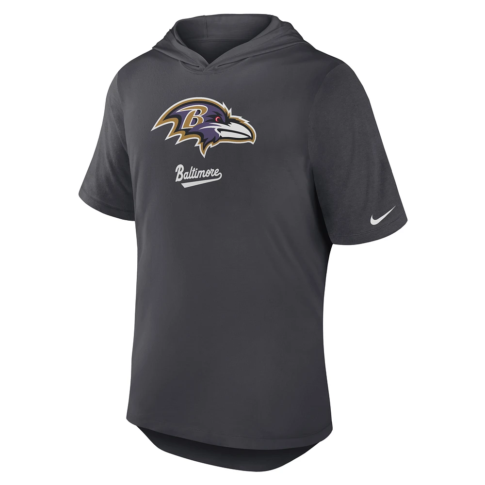 Baltimore Ravens Men's Nike Dri-FIT NFL Hooded T-Shirt