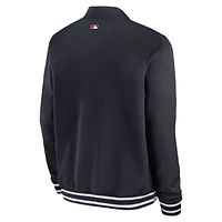 Washington Nationals Authentic Collection Men's Nike MLB Full-Zip Bomber Jacket