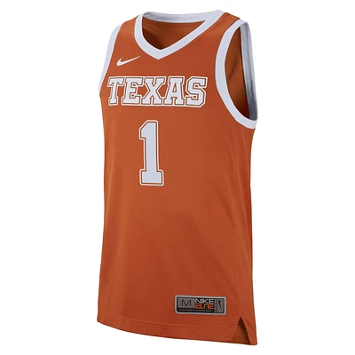 Nike College Replica (Texas) Men's Basketball Jersey