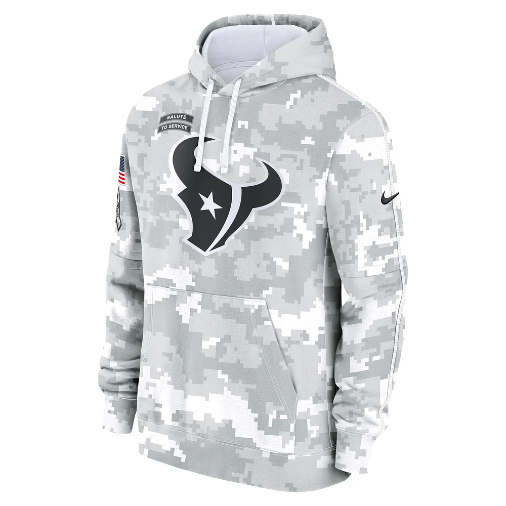 Houston Texans Salute to Service Primary Edge Club Men's Nike NFL Pullover Hoodie