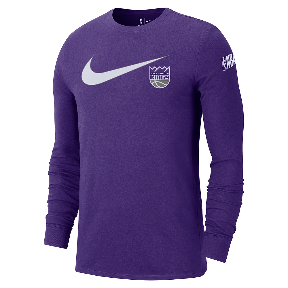 Sacramento Kings Swoosh Essential Men's Nike NBA Long-Sleeve T-Shirt