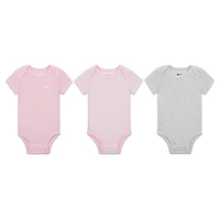 Nike Baby Essentials (0-9M) 3-Pack Bodysuits