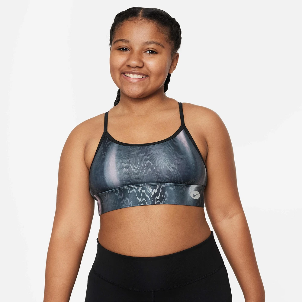 Nike Dri-FIT Indy Icon Clash Big Kids' (Girls') Sports Bra (Extended Size)