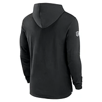 Las Vegas Raiders Sideline Men's Nike Dri-FIT NFL Long-Sleeve Hooded Top