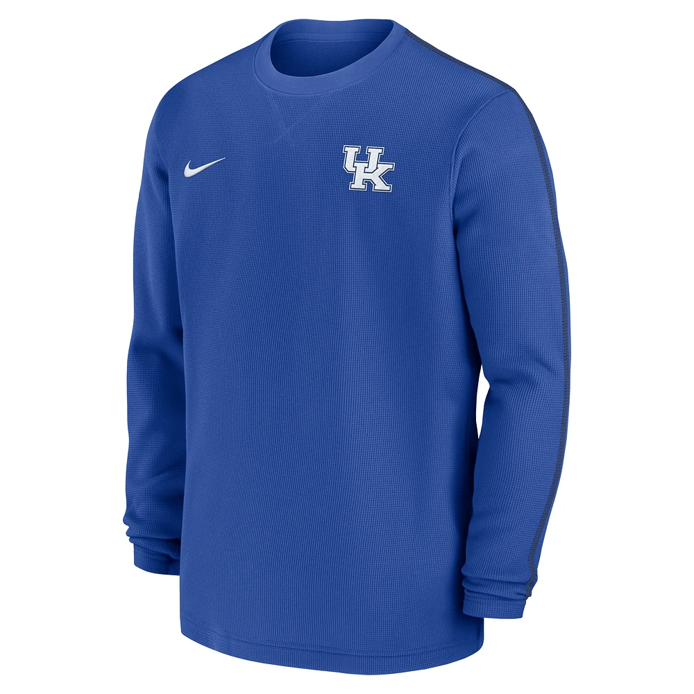 Kentucky Wildcats Sideline Coach Men's Nike College Long-Sleeve Top