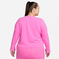 Nike One Fitted Women's Dri-FIT Long-Sleeve Top (Plus Size)