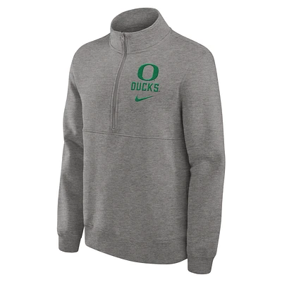 Oregon Ducks Primetime Club Men's Nike College 1/2-Zip Crew