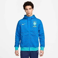 Brazil Club Fleece Men's Nike Soccer Full-Zip Hoodie