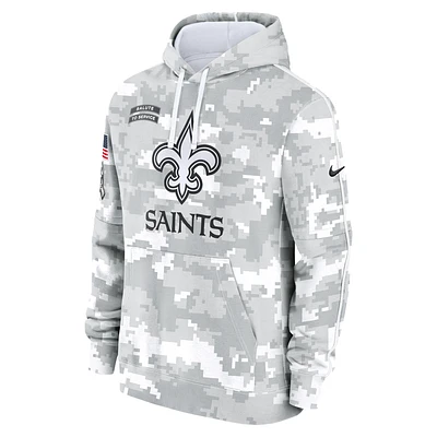 New Orleans Saints Salute to Service Primary Edge Club Men's Nike NFL Pullover Hoodie