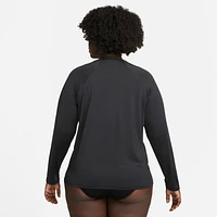 Nike Essential Dri-FIT Women's Long-Sleeve Hydroguard Swim Top (Plus Size)