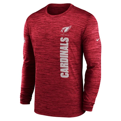 Arizona Cardinals Sideline Velocity Men's Nike Dri-FIT NFL Long-Sleeve T-Shirt