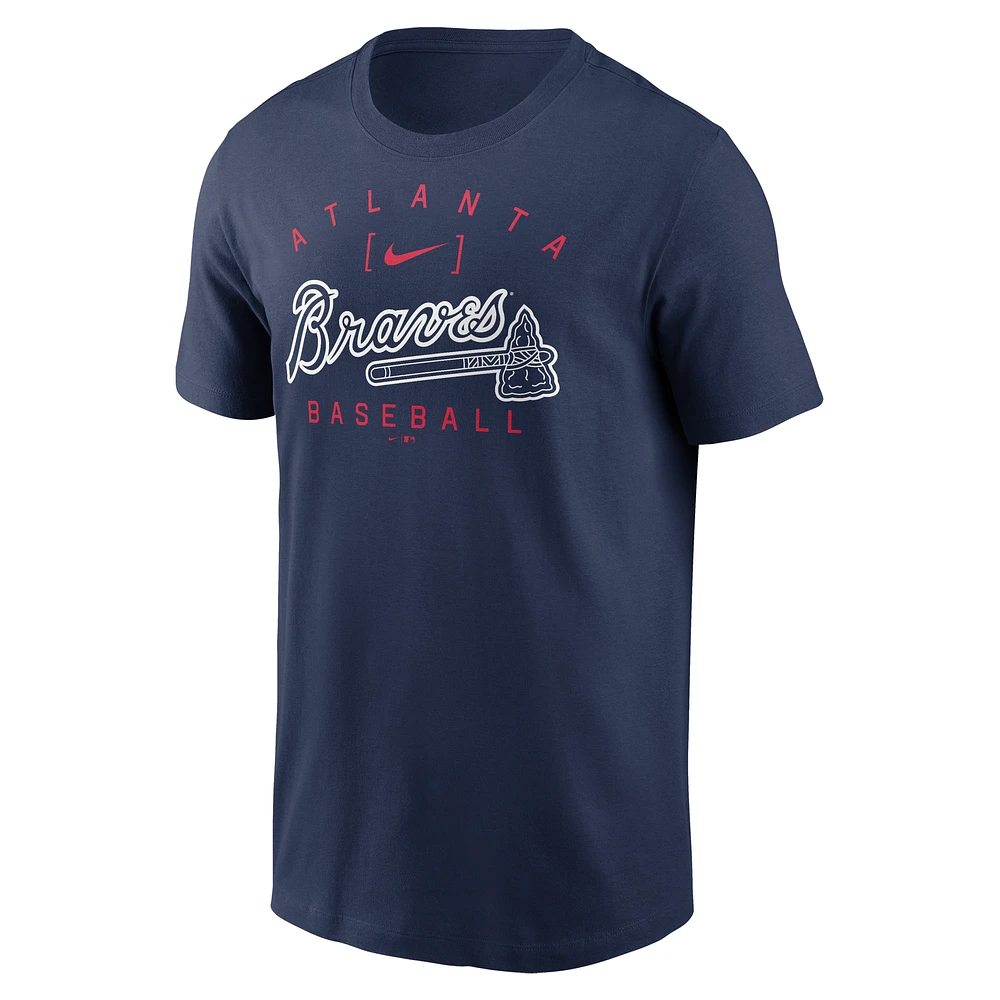 Atlanta Braves Home Team Athletic Arch Men's Nike MLB T-Shirt