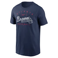 Atlanta Braves Home Team Athletic Arch Men's Nike MLB T-Shirt