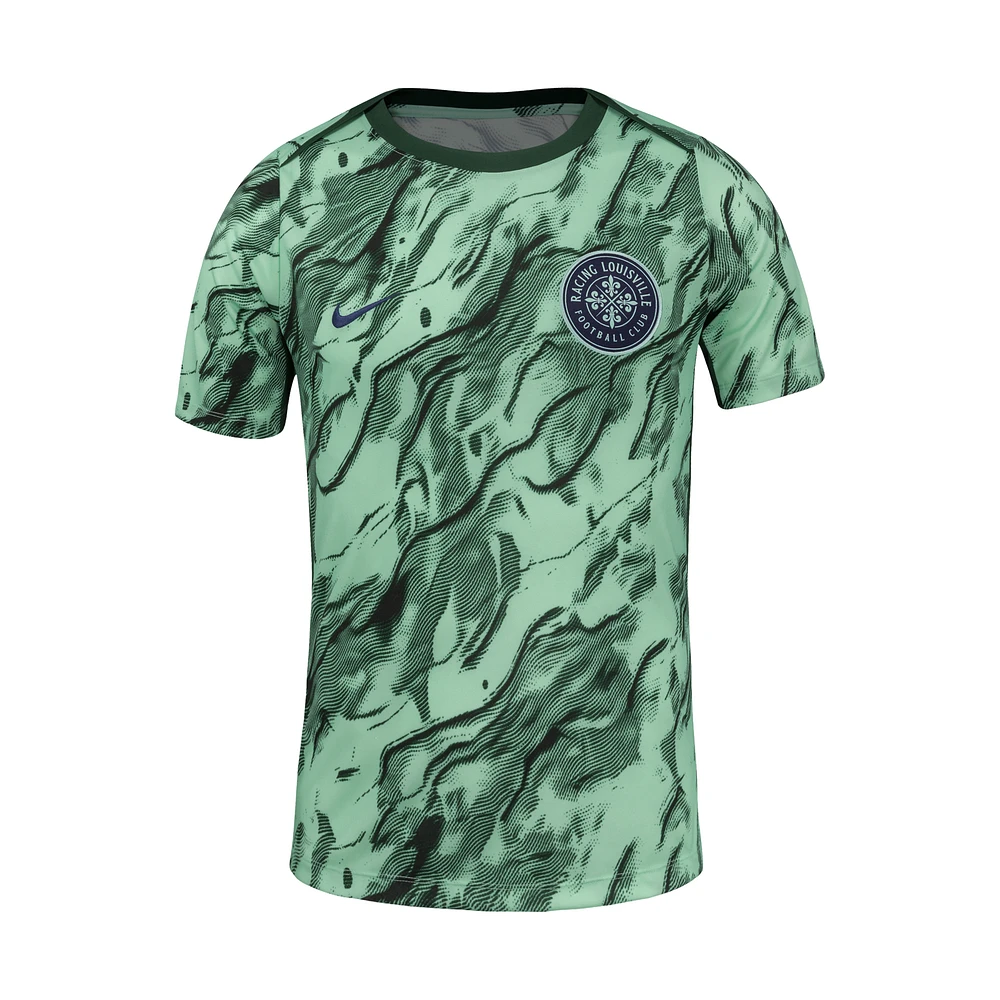 Racing Louisville FC 2025 Men's Nike NWSL Short-Sleeve Pre-Match Top