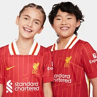 Liverpool FC 2024/25 Stadium Home Big Kids' Nike Dri-FIT Soccer Replica Jersey