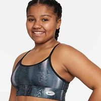 Nike Dri-FIT Indy Icon Clash Big Kids' (Girls') Sports Bra (Extended Size)