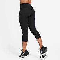 Nike Universa Women's Medium-Support High-Waisted Cropped Leggings with Pockets