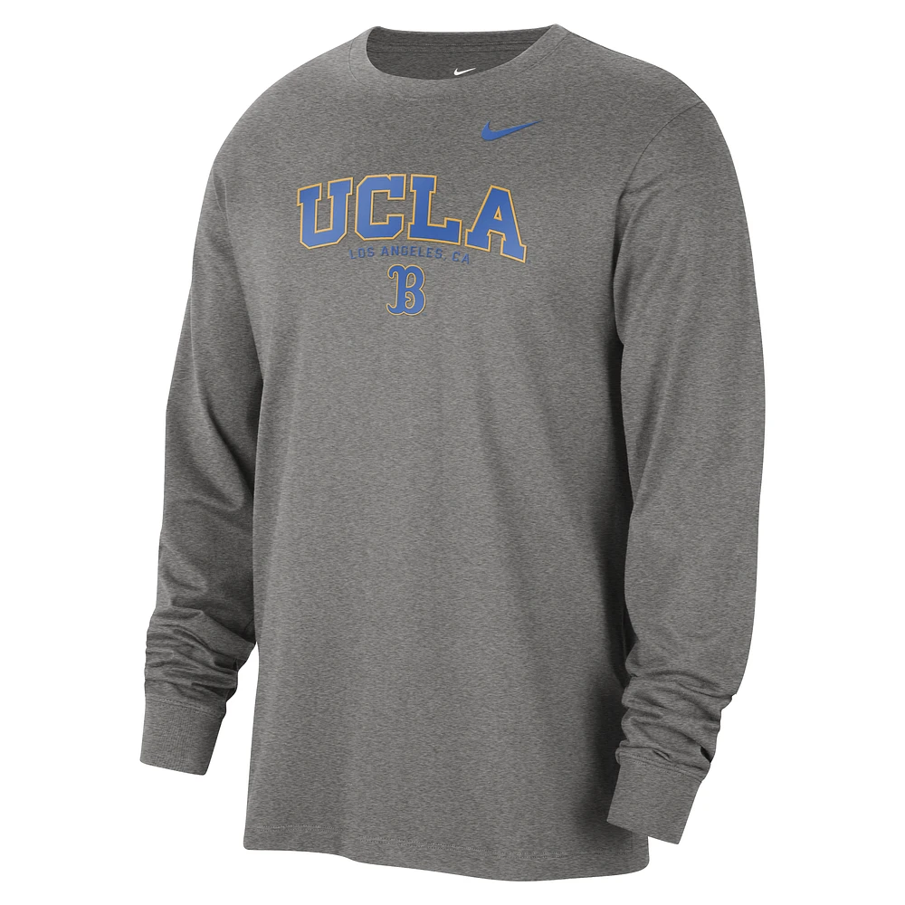 UCLA Men's Nike College Crew-Neck Long-Sleeve T-Shirt