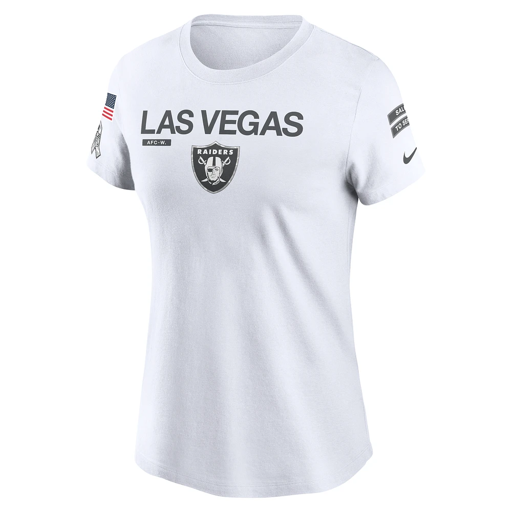 Las Vegas Raiders Salute to Service Legend Women's Nike NFL T-Shirt