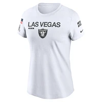 Las Vegas Raiders Salute to Service Legend Women's Nike NFL T-Shirt