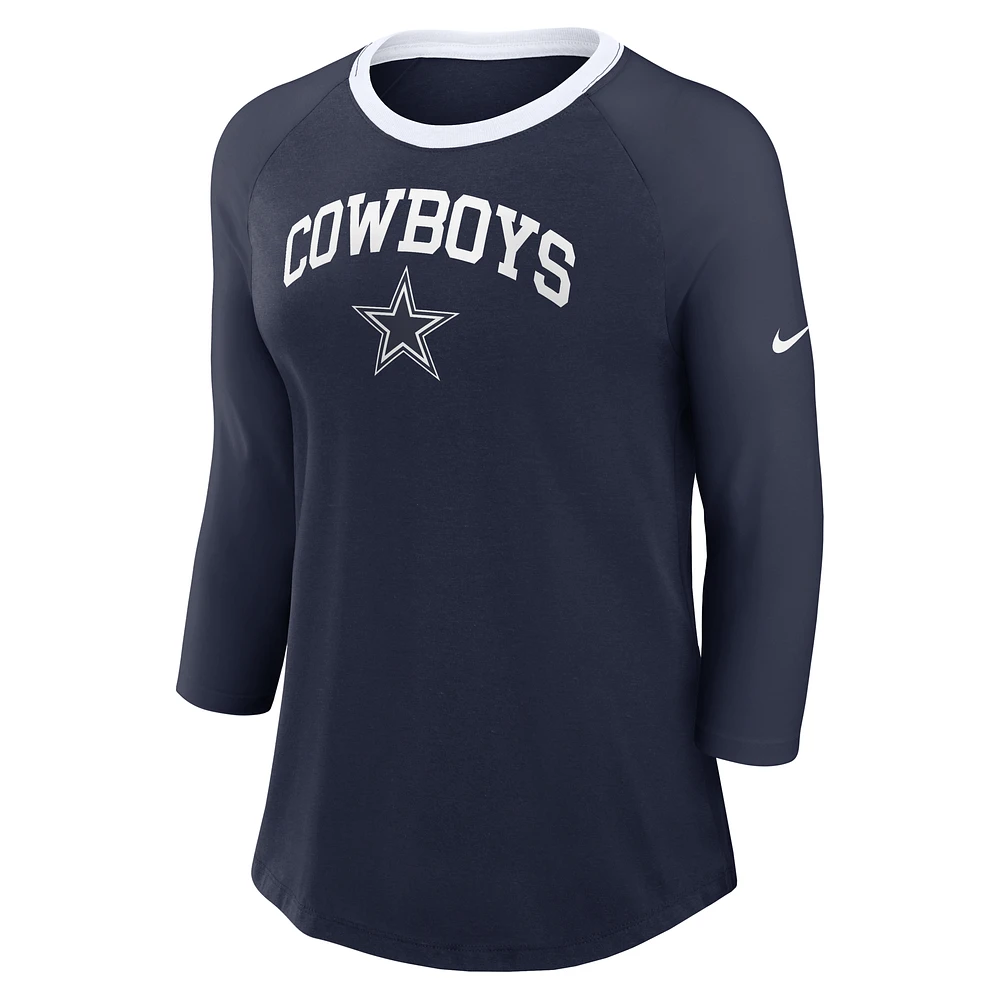 Dallas Cowboys Women's Nike NFL 3/4-Sleeve T-Shirt