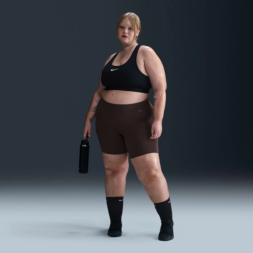 Nike Zenvy Women's Gentle-Support High-Waisted 8" Biker Shorts (Plus Size)
