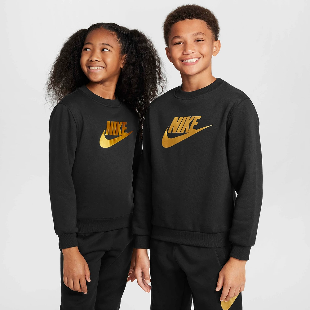 Nike Sportswear Club Fleece Big Kids' Crew-Neck Sweatshirt